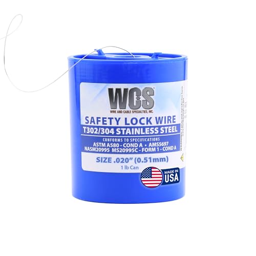 Amazon.co.jp: WCS .020 ステンレススチール セーフティロックワイヤー