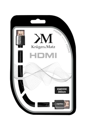 Krüger & Matz HDMI Cable: HDMI Male to Male (A-A) 3.0 m, Grey (grey chiné 14) - Image 3