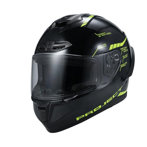 VISLONE Casco de Motocicleta Casco de Moto Integral Disponible en Cuatro Estaciones (XL)