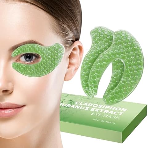 SACATR Under Eye Patchs-Seaweed Eye Patches,Under Eye Patches for Puffy Eyes and Dark Circles,Reduce Under Eye Bags,Smooth Wrinkles-Skin Moisturizing-5Pairs Cover