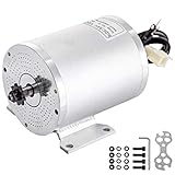 【HOHE DREHGESCHWINDIGKEIT】 - Mit einem hohen Drehmoment kann dieser bürstenlose 72-Volt-Motor eine ultraschnelle Drehzahl von 4900 U / min erreichen und so die hohe Arbeitseffizienz gewährleisten.