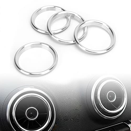 Console Air Outlet, Anti-Corrosion Durable Silver Ac Vent Trim For Decor #TOP4