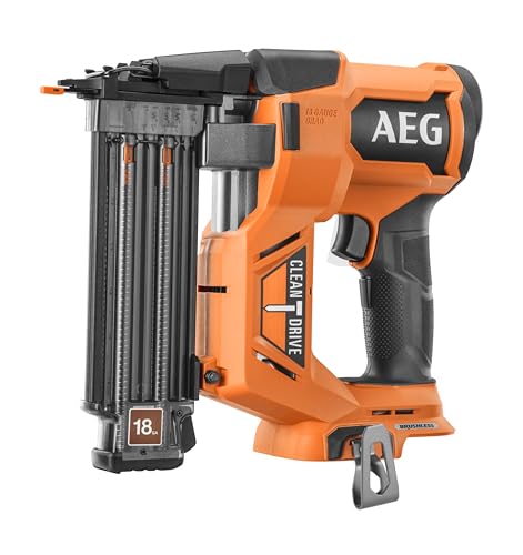 AEG - Cloueur de finition sans fil Brushless [PRO18V] 18 Ga - Mode rafale ou séquentiel - 2,4Kg -...