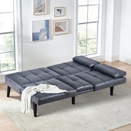 Colamy CF088 Futon Sofa Bed-Leather Small Futon Couch thumb #1