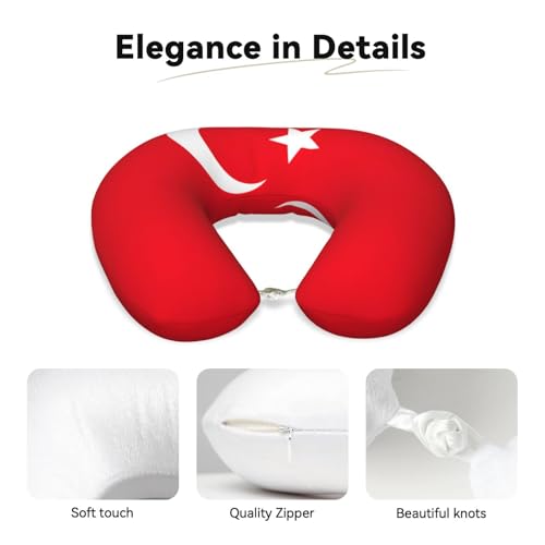 Almohada de espuma viscoelástica cuello U 25 cm x 30 cm miniatura 4
