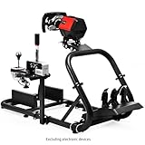 Marada Racing Simulator Cockpit Frame Super Stable and Professional Compatible with Logitech G27 G29 G920, Fanatec, Thrustmaster T80 T150, Wheel Pedal Seat Shifter Not Include