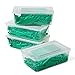 hand2mind Green Foam Base Ten Blocks Complete Set, Place Value Blocks, Counting Cubes, Base 10 Math Manipulatives, Teacher Supplies for Math Classroom, Montessori Math Materials (Set of 644)