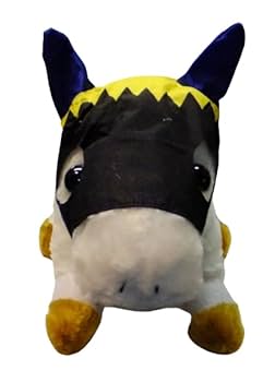 Amazon.co.jp: 競馬 白馬 ソダシ ぬいぐるみ 30cm 黒メンコ
