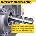 Aceup Energy 2.1HP 79.8cc Gas Engine Horizontal Shaft, 4 Stroke OHV Gas Motor, Shaft 0.62