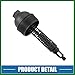 Motoforti Engine Oil Filter Housing Cover Cap 11427789323 for BMW 335d 3.0L L6 Diesel 2009-2011 Plastic Black Long-Lasting