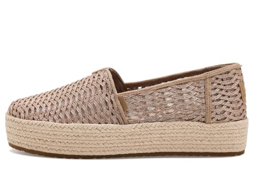Image of TOMS Women's Valencia Platform Espadrille, Textile Upper, OrthoLite Insole