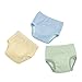 G-Kids 3PCS Baby Mädchen Jungen Trainerhosen Training Pants Windelhöschen Unterhose Waschbare Lernwindel Töpfchentraining, A, 86-92