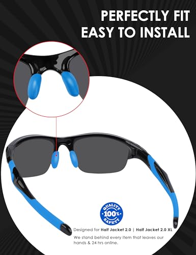 Image of BLAZERBUCK Replacement Sock Kits Earsocks & Nosepieces for Oakley Half Jacket 2.0 XL Sunglass