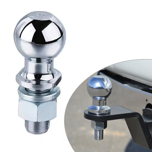 Boule Attelage,Boule D'attelage de Remorque,50 mm 3,5 T Boule Attelage pour Tracteurs,Boulon à Tête Sphérique 22 mm,Boule Attelage Remorque,pour Barre D'attelage Jusqu'à 3,5 Tonnes