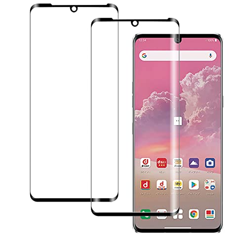 【2枚セット】For LG VELVETL-52A 用 ガラスフィルム 強化ガラス 旭硝子製 FOR LG VELVET L-52A フィルム 硬度9H 飛散防止 指紋防止 自動吸着 気泡防止 液晶保護フィルム