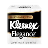 Kleenex Cottonelle Servilletas de Lujo Elegance, 100 Piezas