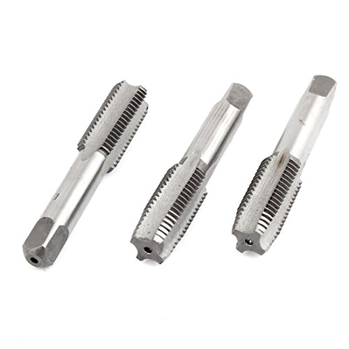 Aexit 3 Pcs Taps & Dies High Speed Steel 16mm x 7mm Taper and Sets Metric Tap