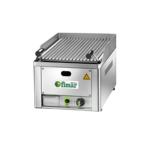 GAGGIOLI Rejilla de Piedra volcánica con Vistas A Metano (Kit GPL Incluido)