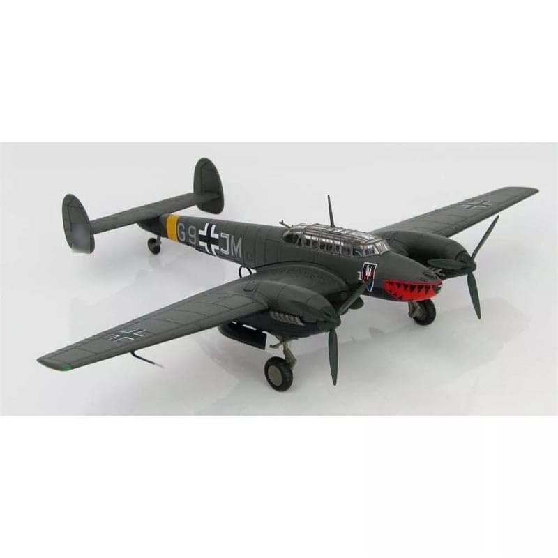 for Master Messerschmitt BF 110E-2 G9+JM Luftwaffe 4./N.JG1 Operation France February 1942 1:72 Aircraft Pre-Built Model