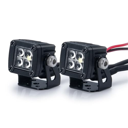 Luces Vehículo RC de Alta Intensidad con Focos de Parachoques Resistentes para Crawler
