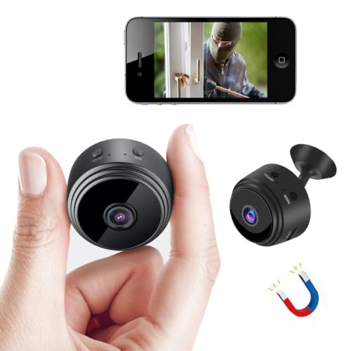 Image of IFITech 1080P Full HD Wi-Fi Security Camera - V380 Pro | Mini Camera with Audio & Video | Live View | Low-Light Vision | Motion Detection | Supports up to 128GB Card (Not Included) | Home & Office