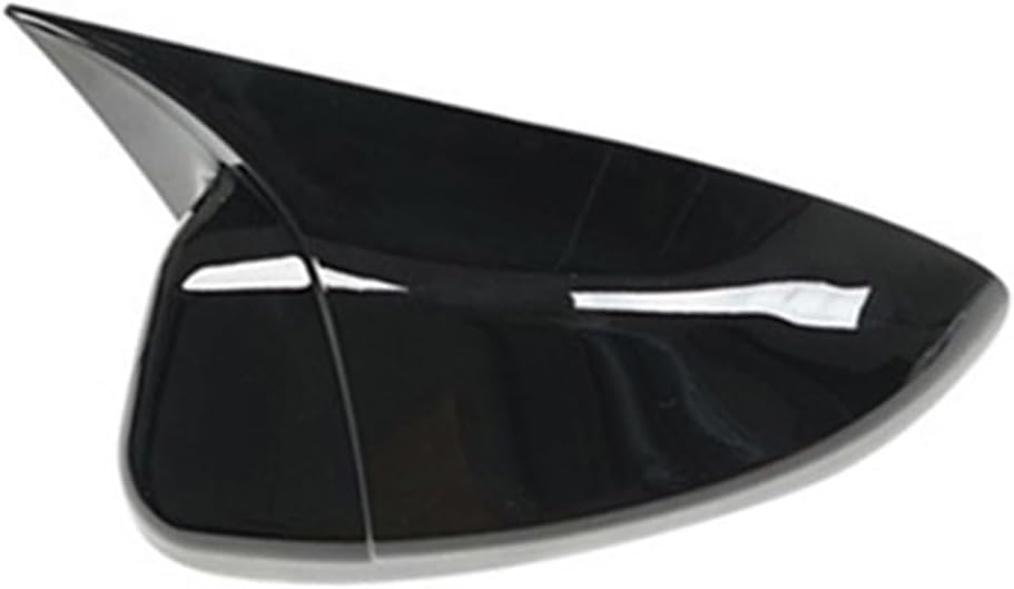 Car Rearview Mirror Cover Reversing Mirror Decorative Cover Decoration Accessories Fit for Accord 10th 2018 2019 Rearview Mirror Cover (Color : 1pc Black Right)