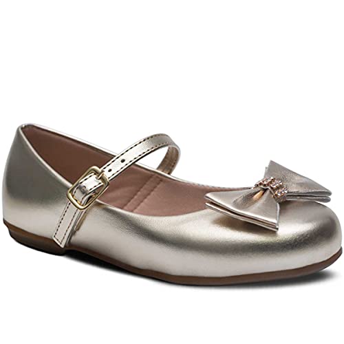 Sapatilha Infantil Feminina Moda Barato 201 (29, Dourado)