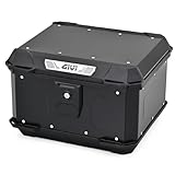 GIVI(ジビ) バイク リアボックス モノロック 39L アルミ製 MTN39B ブラック 60921