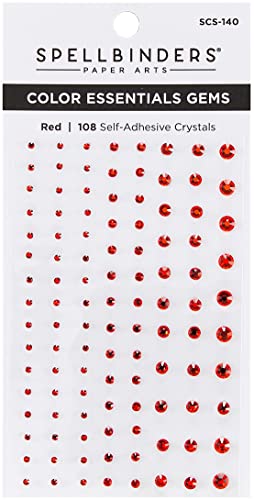 Spellbinders Color Essentials Gems, Red Mix - Main Image