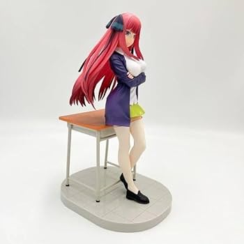 Amazon.co.jp: 五等分*花嫁 中野二乃 フィギュア 制服ver 机あり