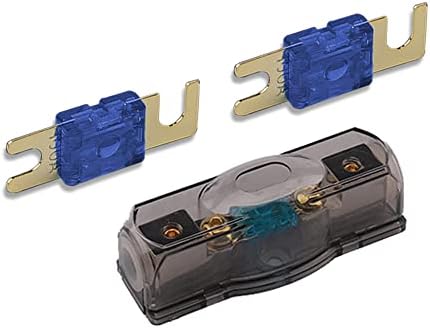 Carviya 4-8 AWG Sicherungshalter - Mit 60A AGU Sicherungen Für Auto Audio
