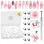 White Nail Sponge Pink Pat Painting Gel