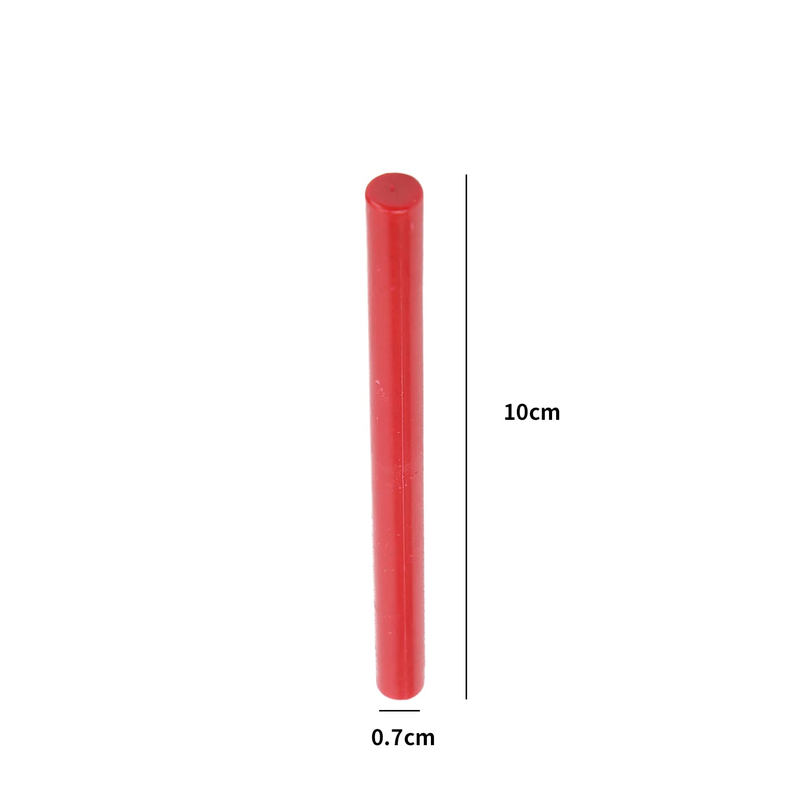 Tissting 10 Pieza Barra Cera Lacre, 10 cm Barra Sello Lacre para Pistola de Pegamento Rojo Barritas Lacre Cera Sello para Invitaciones de Boda, Sobres de Tarjetas