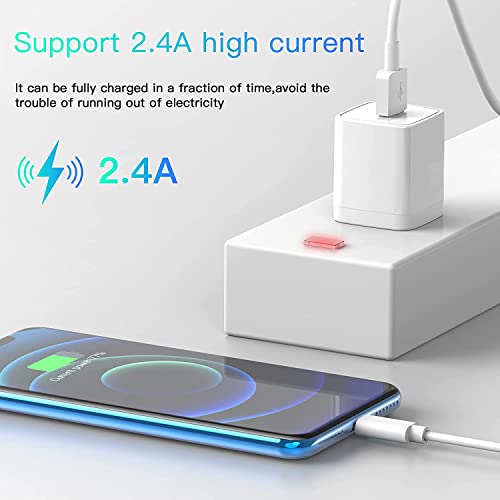 Image of Iphone Lightning to USB Cable (3 Ft) White Compatible with iPhone 14 /14 Plus /14 Pro /14 Pro Max /13 /13Pro /12 /12 Pro /11 /11Pro /X /8 /(Adapter Not Included) - Pack of 1