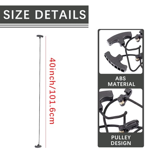 image for KURUGEILI Archery Cocking Devices Double T Handle Crossbow Cocking Rop