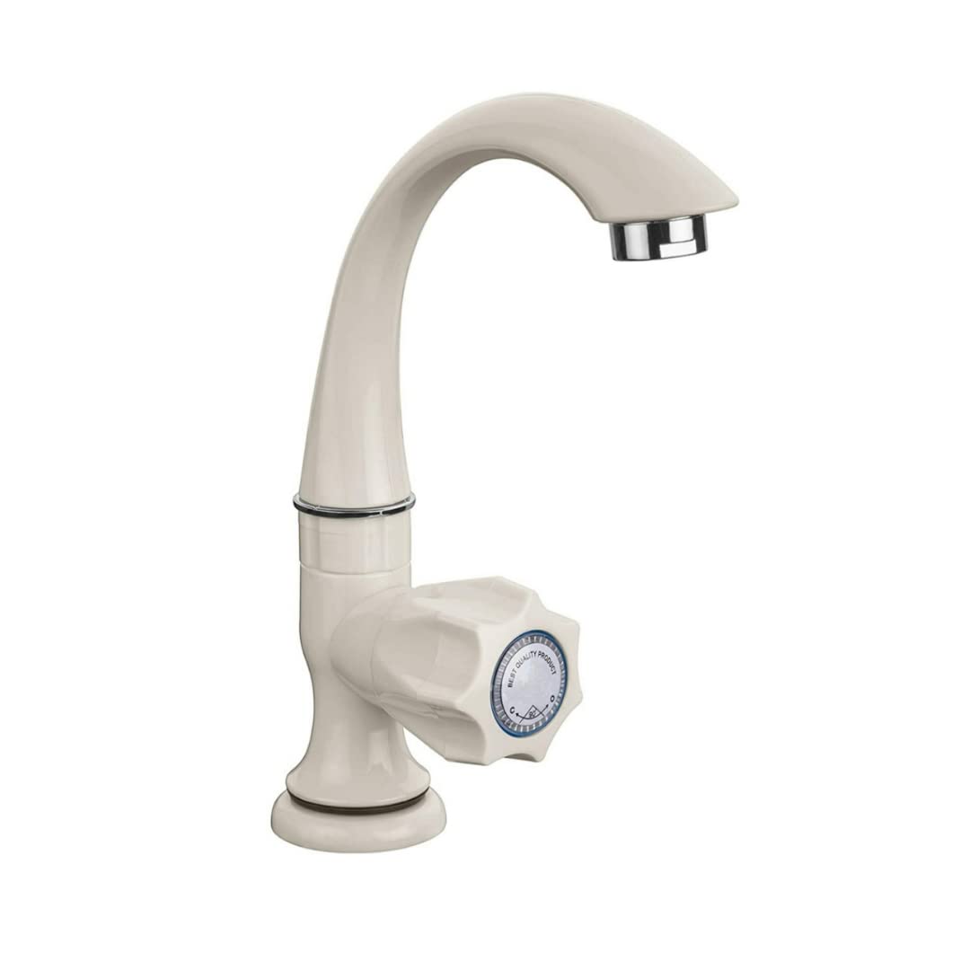 Cossimo PVC Plastic Swan Neck Tap with Foam Flow for Wash Basin Tap - Pack of 1 (B0B677ZGNZ) Amazon Price History, Amazon Price Tracker