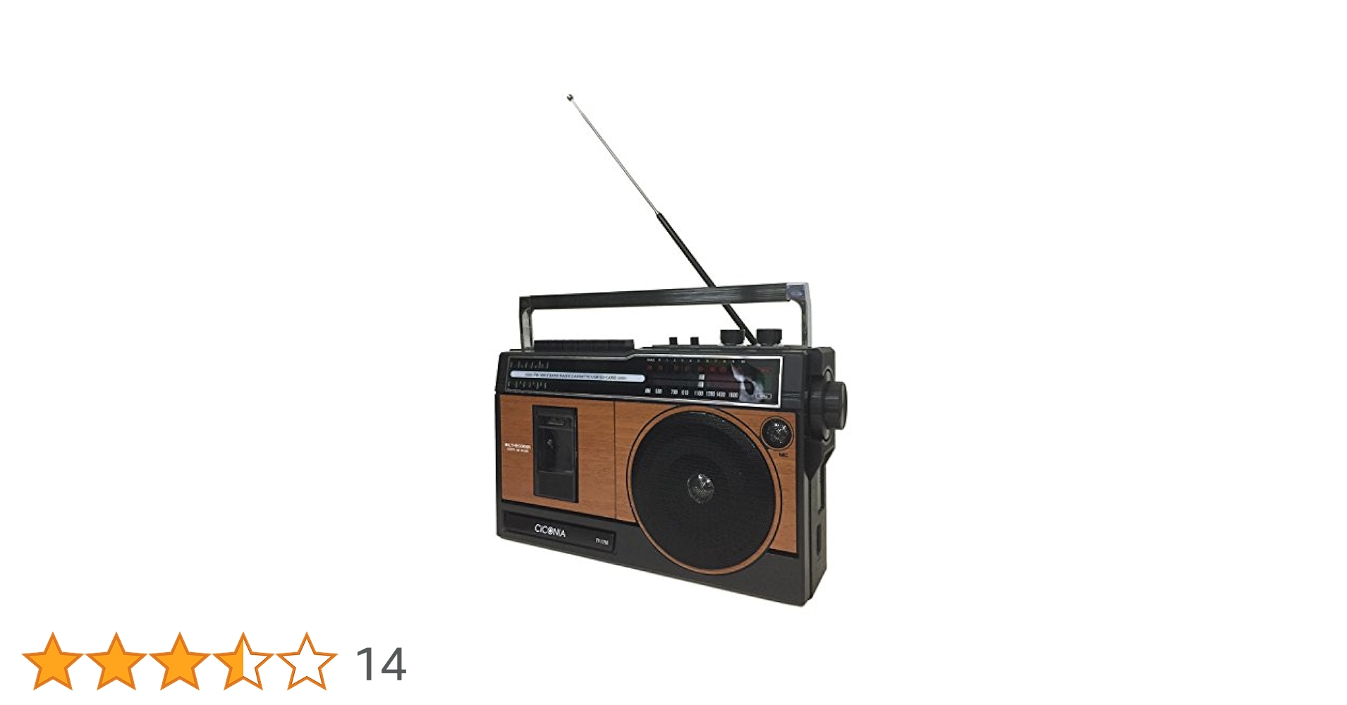 Amazon.co.jp: ラジカセ CICONIA TY-1710 ラジオ/カセット