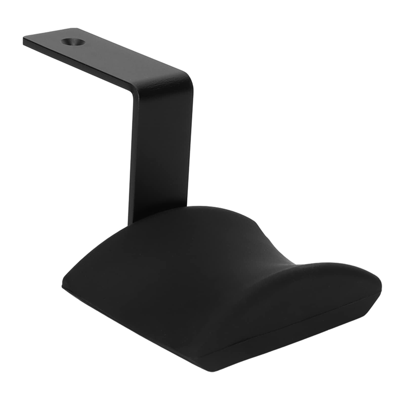 headphone hanger aluminum headset holder, z shaped headphone hook pc gaming headset headphone hook holder hanger mount for all headphones(black)