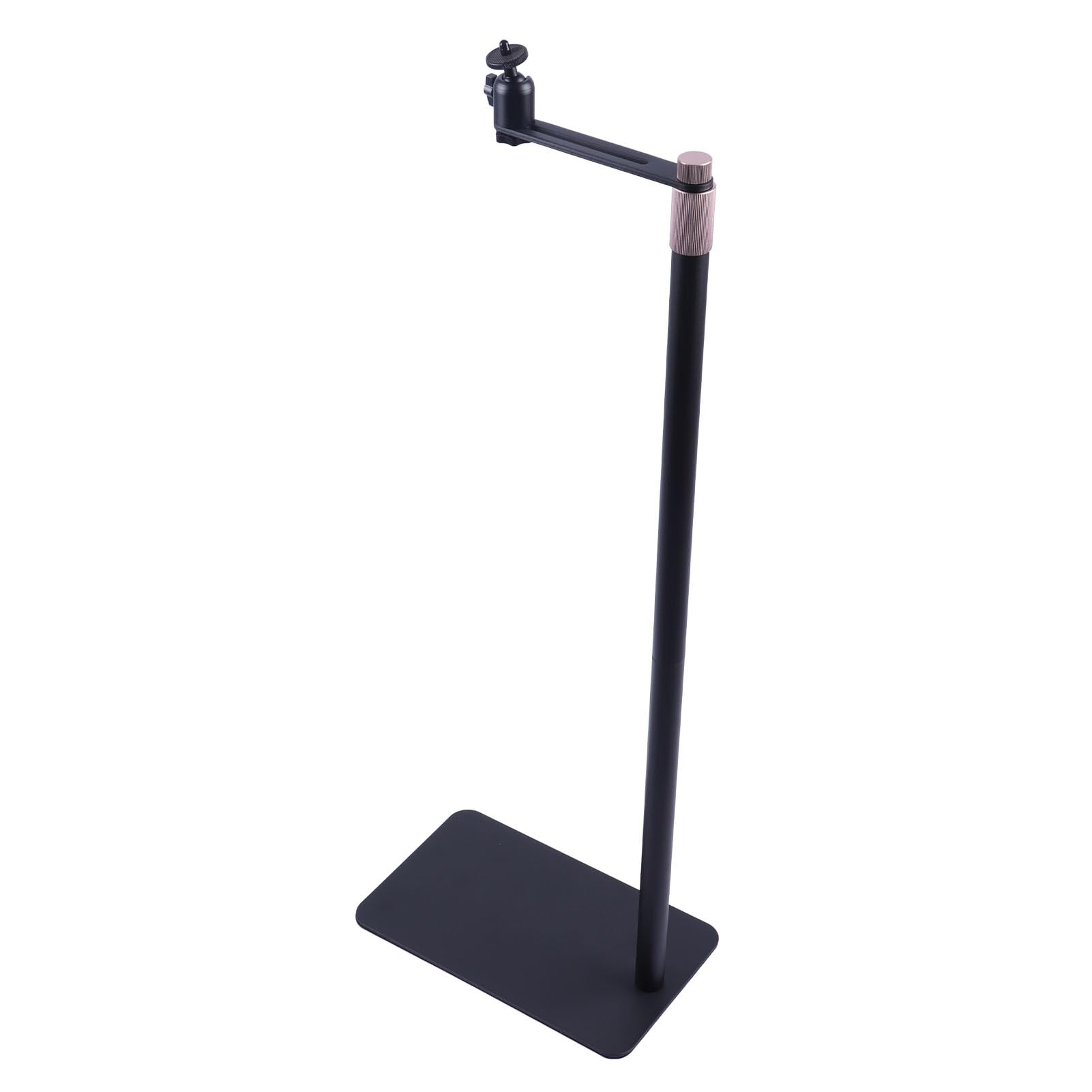 Stojak na Projektor 70-120 Cm, Regulowana Wysokość, Podłogowy z Podstawą ze Stali Węglowej, Odłączany do Projektora Gimbal z Kamerą Telefon