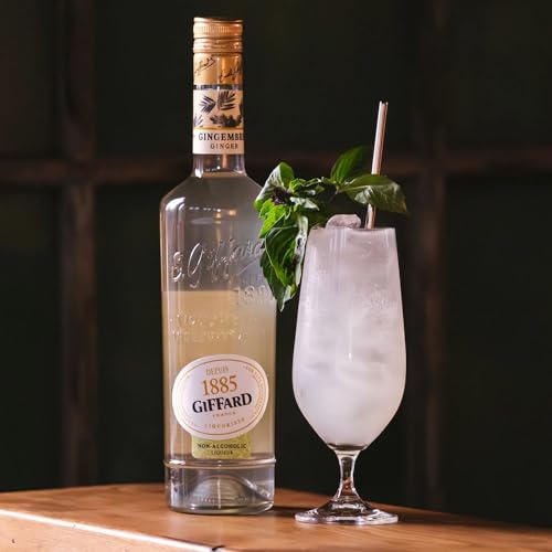 Giffard Depuis 1885 Pineapple, Alcohol-Free Liqueur 8 Pack - Made in France, 700ml Bottles, Perfect for Spritzers, Mixed Drinks
