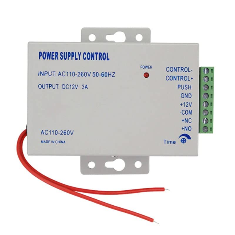 PNIAccess control power source, power supply K80 AC 110-260V to DC 12V 3A For Door Access Control