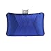 Ro Rox Francesca Retro Vintage Kristall Abend Party Box Clutch Handtaschen Tasche (Blau)