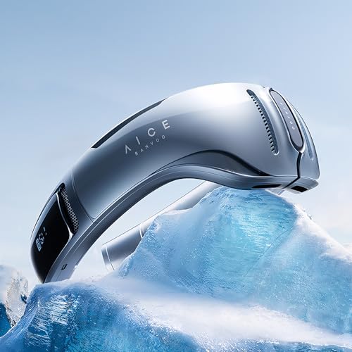 RANVOO 2024 [No.1 クール&ポータブル] AICE LITE ネックエアコン 究極の没入型冷却 6000mAh 充電式ネックファン 冷気を吹き込むパーソナルデバイスギフト スカイブルー