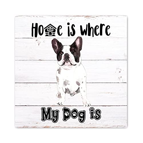 Décoration murale moderne Home Is Where My Dog Is pour sublimer votre salon et cuisine