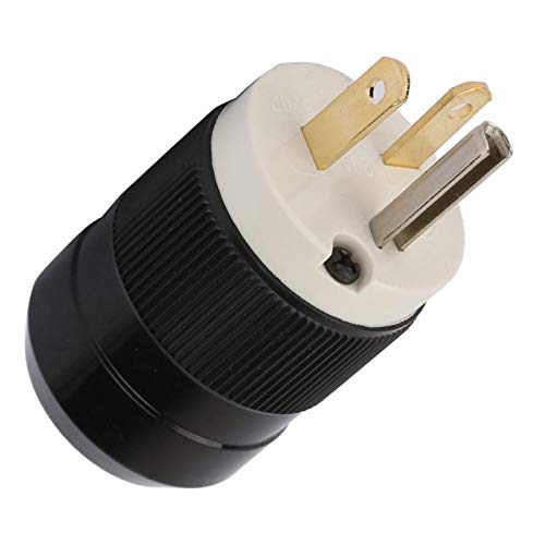 Enchufe de EE. UU, Enchufe de EE. UU. de 125 V Y 3 Orificios, Conector de Enchufe de Alimentación de 3 Polos de Grado Industrial a Prueba de Agua, Material de Alta Calidad Enchufe de EE.(20A 125V) Cover