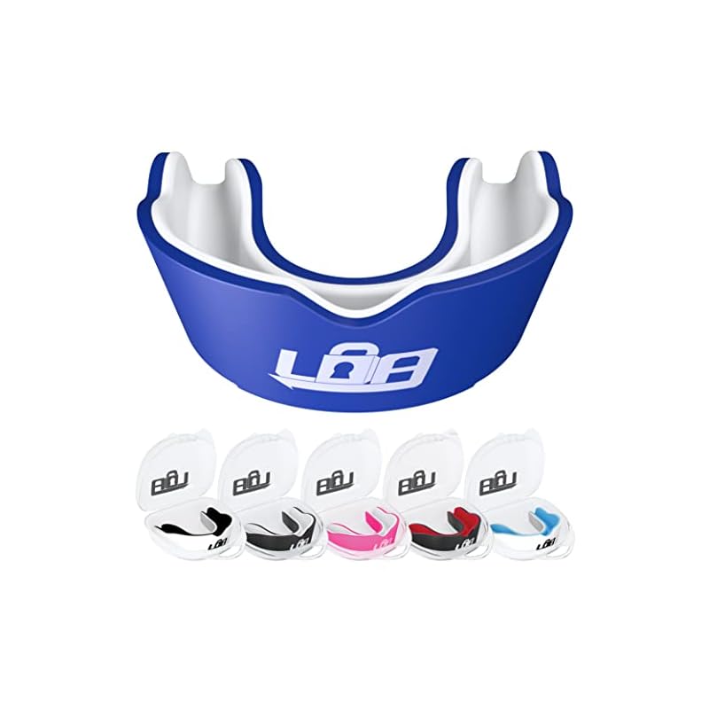 Locked Down Athletics Sports Mouth Guard for Rugby, MMA, Hockey and More - Premium Multi Layer Gum Shield - Ultimate Protection for Men and Women (ages 11+) - Maximum Performance and Safety for Sports