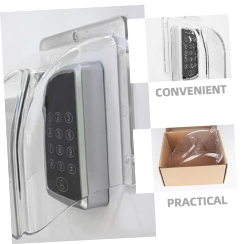 Cubierta de lluvia para control de acceso exterior Hemobllo protector de teclado 2 piezas 8