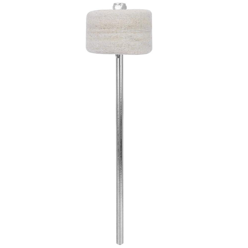 Battente per pedale della batteria addensato, battitore per pedale in feltro durevole, per studenti principianti(Hair hammer)