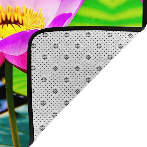 Tapis fleurs de lotus pour protéger le sol du salon et du bureau - 6