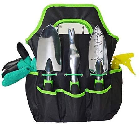 Gartengeräte-Set, 9-teilig, Gartengeräte, Gartenhandwerkzeuge, Gartengeschenke für Frauen und Kinder.